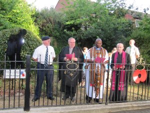 Clergy at Remembrance Sunday